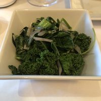 I love the wilted greens here.  Be sure to request without fish sauce    at Galangal in St Croix