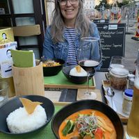 Vegan Red Curry with Coconut Milk. Delicious!   at Angkoon in Klagenfurt