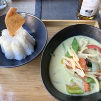 Green curry with vegetables   at Angkoon in Klagenfurt