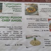 Chef Angel's own creations at Angel Veggie Bistró in Salento