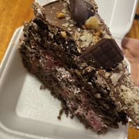 Tarta de salva negra (Schwarzwälderkirschtorte)  at Marvelous Vegan Plant Power Food in Bogota