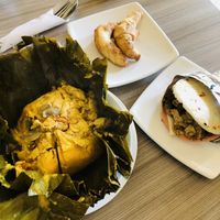 They had only 2 menus today. Yummy!   at Marvelous Vegan Plant Power Food in Bogota