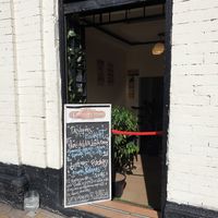 Entrance at Marvelous Vegan Plant Power Food in Bogota