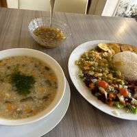 Menu of the day #Veganuary at Marvelous Vegan Plant Power Food in Bogota