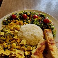 Meal of the day at Marvelous Vegan Plant Power Food in Bogota