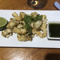 Lime grilled cauliflower!  at The Galleon in St Croix