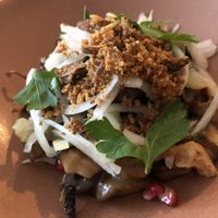 Ceviche de Hongos. A vegan turn on the traditional dish, which would include fresh fish. But the mushroom version is even better obviously ☺️  at Tigermilch in Cologne