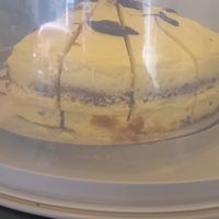 Lemon cake vegan and gluten free at Dunbar Community Bakery in Dunbar