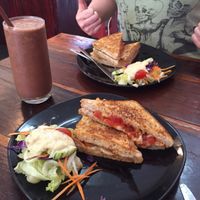 toasties at Beetroot Stories Cafe in Chiang Mai