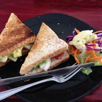 Avocado Sandwich @ Beetroot Stories Cafe, Chiang Mai at Beetroot Stories Cafe in Chiang Mai
