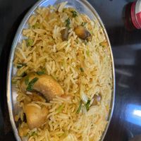 Mushroom Rice   at Elaichi Tandoori in Glastonbury
