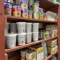 Dr. McDougall’s soups (these are THE best) at Wooster Natural Foods in Wooster