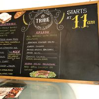lunch menu at Tribe in Providenciales