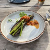 Roasted eggplant  at Bos & Co in Oosterhout