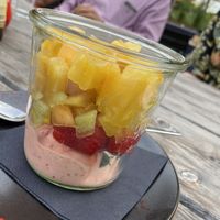 Bos & Co - sorbet ice cream with fruit   at Bos & Co in Oosterhout
