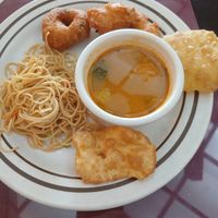 1st buffet plate at Amma's Kitchen in Cincinnati