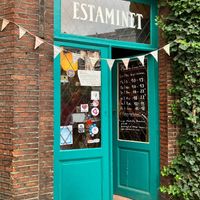 The entrance is very cute  at Estaminet in Brussels