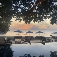 Sunset view   at Luna Muna at Ibagari in Roatan