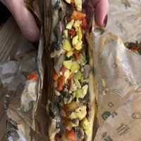 Vegan panini  at Barak in Paris