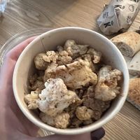 Side of cauliflower  at Barak in Paris