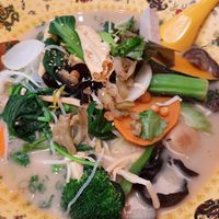 Vegan soup at Dragon Hot Pot - Swanston in Melbourne