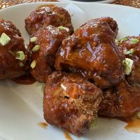Bufallo Cauli “wings”  at Side Street Kitchen in Point Reyes Station