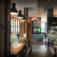 Indoor setting at Café de la Gare in Rosemere