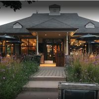 Outdoor setting (summer) at Café de la Gare in Rosemere