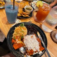 Enchiladas  at Penelope's Vegan Taqueria in Chicago