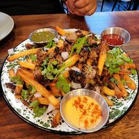 Asada fries at Penelope's Vegan Taqueria in Chicago