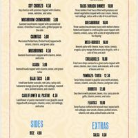 Page 2  at Penelope's Vegan Taqueria in Chicago