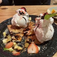 Amazing dessert  at Penelope's Vegan Taqueria in Chicago