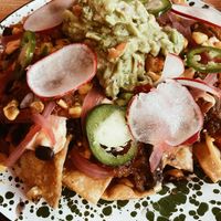 Vegan nachos  at Penelope's Vegan Taqueria in Chicago