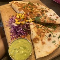 Quesadilla grande  at Penelope's Vegan Taqueria in Chicago