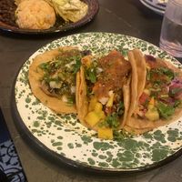 Mushroom, soy al pastor, baja   at Penelope's Vegan Taqueria in Chicago
