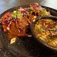 Quesabirria   at Penelope's Vegan Taqueria in Chicago