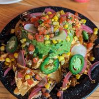 Nachos at Penelope's Vegan Taqueria in Chicago