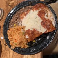 Enchiladas  at Penelope's Vegan Taqueria in Chicago