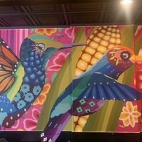 Amazing murals.    at Penelope's Vegan Taqueria in Chicago
