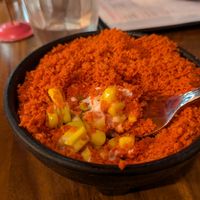 Takis elote corn at Penelope's Vegan Taqueria in Chicago