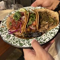 Tacos at Penelope's Vegan Taqueria in Chicago