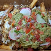 Asada fries at Penelope's Vegan Taqueria in Chicago