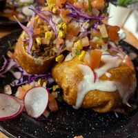 Chimichanga at Penelope's Vegan Taqueria in Chicago