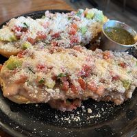 excellent molletes!  at Penelope's Vegan Taqueria in Chicago