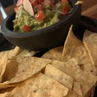 guac and chips omnomnomnomnom 🤩  at Penelope's Vegan Taqueria in Chicago