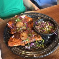 Quesabirrias  at Penelope's Vegan Taqueria in Chicago