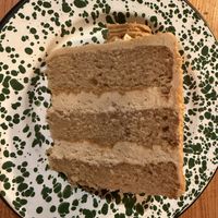 Nutter butter cake (daily special dessert )  at Penelope's Vegan Taqueria in Chicago