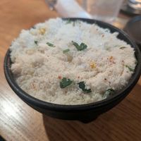 Cheesy corn   at Penelope's Vegan Taqueria in Chicago