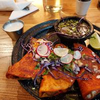 Quesabirria at Penelope's Vegan Taqueria in Chicago