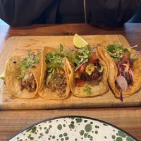 The Baja tacos were my favorite!   at Penelope's Vegan Taqueria in Chicago
